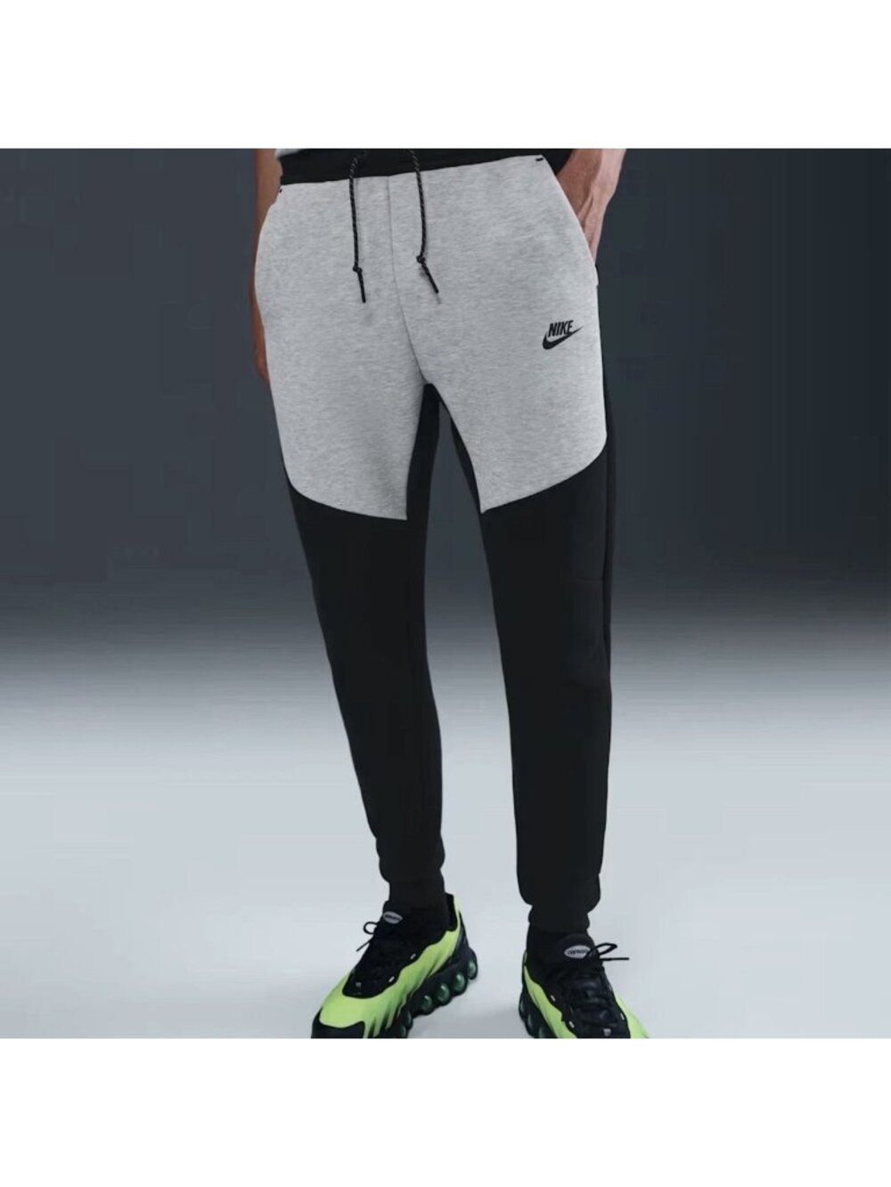 Nike Sportswear Tech Fleece Pants Joggers Black Gray HV0959-011 Men’s 2XL